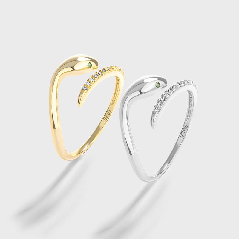 

Креативное серебряное кольцо в форме змеи S925 для женщин, кольцо с цирконием, ювелирные изделия, подарок на годовщину, ювелирные изделия из стерлингового серебра, вечерние украшения серебряный