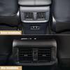 Blazeray for RAV4 Rear Air Conditoner Outlet Vent Cover Panel Trim Rear Carbon Fiber Cover for Toyota RAV4 2019 2020 2021 2022 Interior