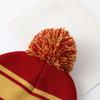 Pom-Pom Winter Hat Thick Warm Knitted Hat Casual Beanie Cap