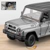 1/18 UAZ Hunter SUV Alloy Car Model Diecast Metal Off-road Vehicle Car Model Simulation Sound and Light Collection Kids Toy Gift