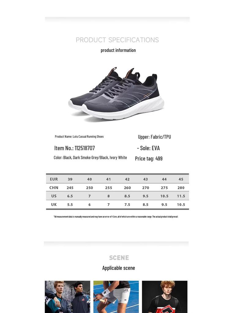 LOTTO Men's Waterproof Running & Walking Shoes