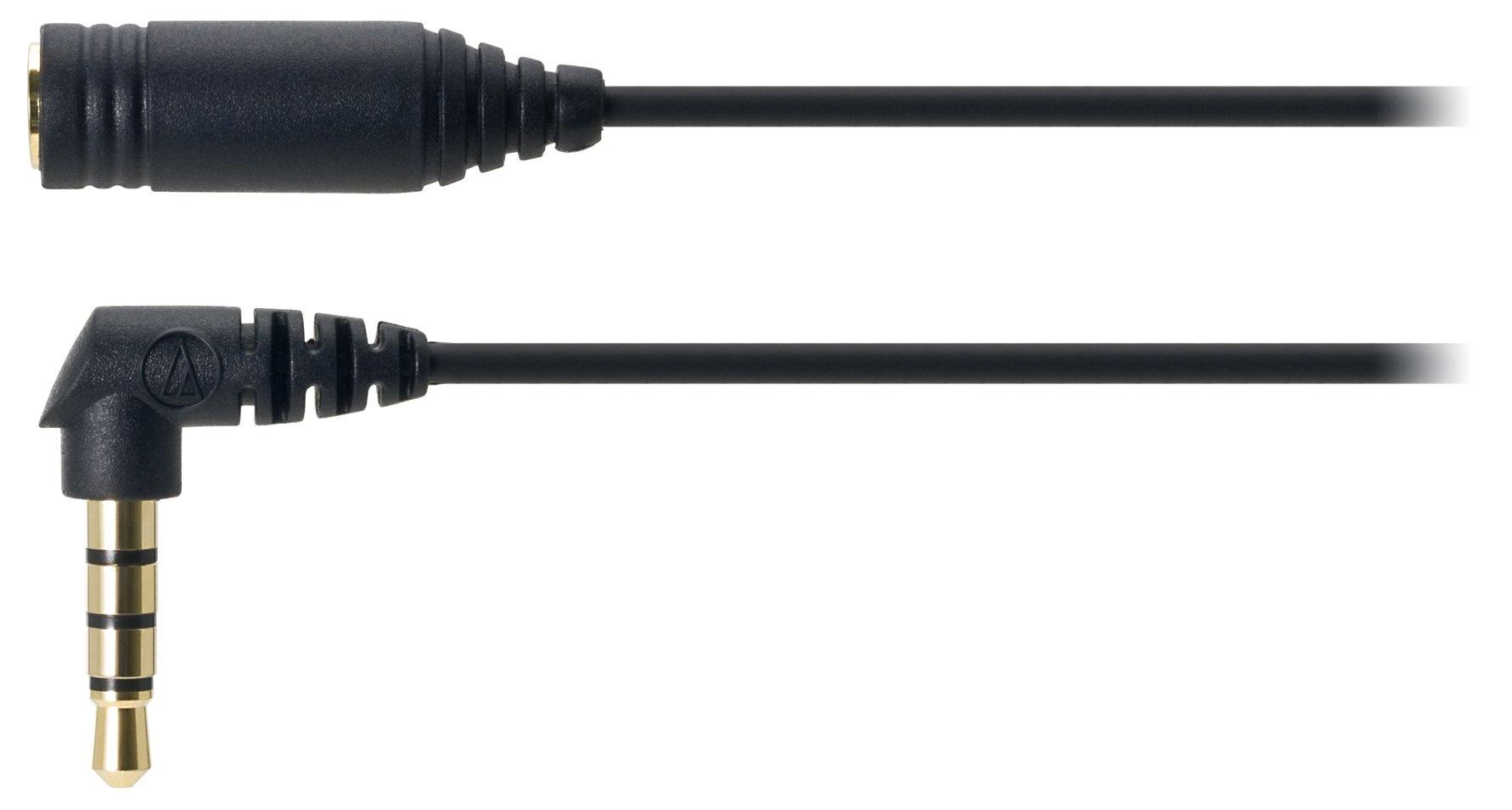 

Smartphone Headphone Extension Cord Black BK audio-technica 1.0m AT345iS/1.0