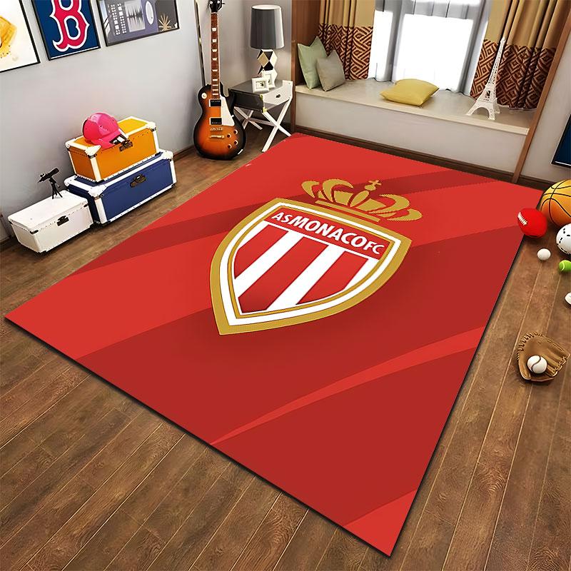 AS Monaco FC Logo Carpet suitable as a non-slip mat for the living room or bedroom sofa