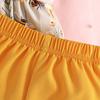 Mädchen Mode Set 2025 Sommer Kinder Lässig Niedlich Blume Große Schleife Neckholder Top + Einfarbige Shorts Set