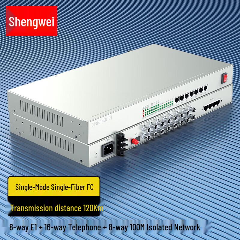 Shengwei Integrated Services PCM Voice & Data Fiber Optic Multiplexer