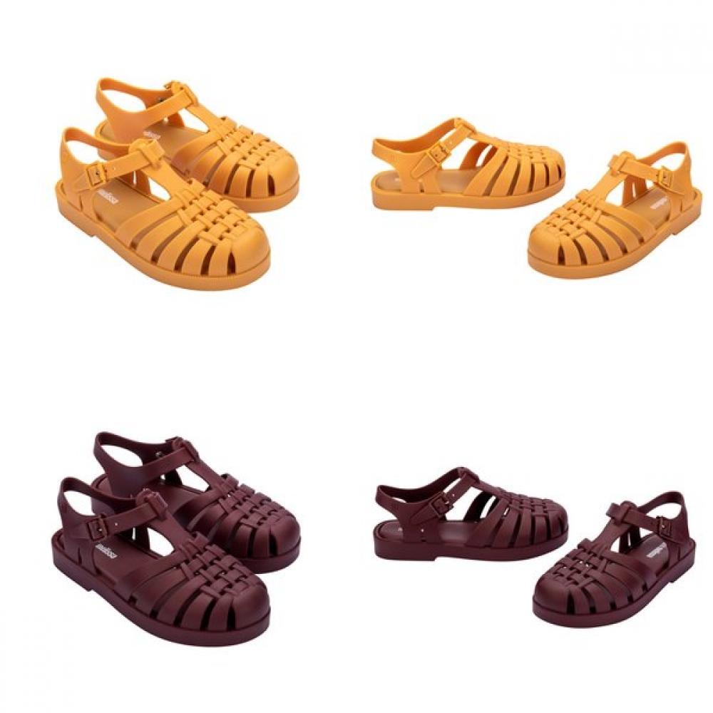 Mini Melissa Toebox Possession Youth Sandal Msycf2tsps11 mustard/210mm