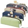 LIHIT LAB Nyan Scene Cat Pen Case Box Pen Pouch Biscuit Beige A2223-16