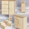 Antique 4 Drawer Miniature Cabinet Accurate 1/12 Dollhouses Furniture For Realistic Bedroom Decors And Organizing