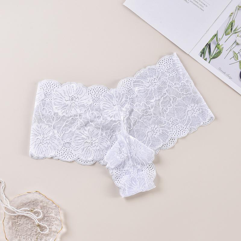 CFSC Women's Large Size Underwear Solid Color Print Lace Underwear