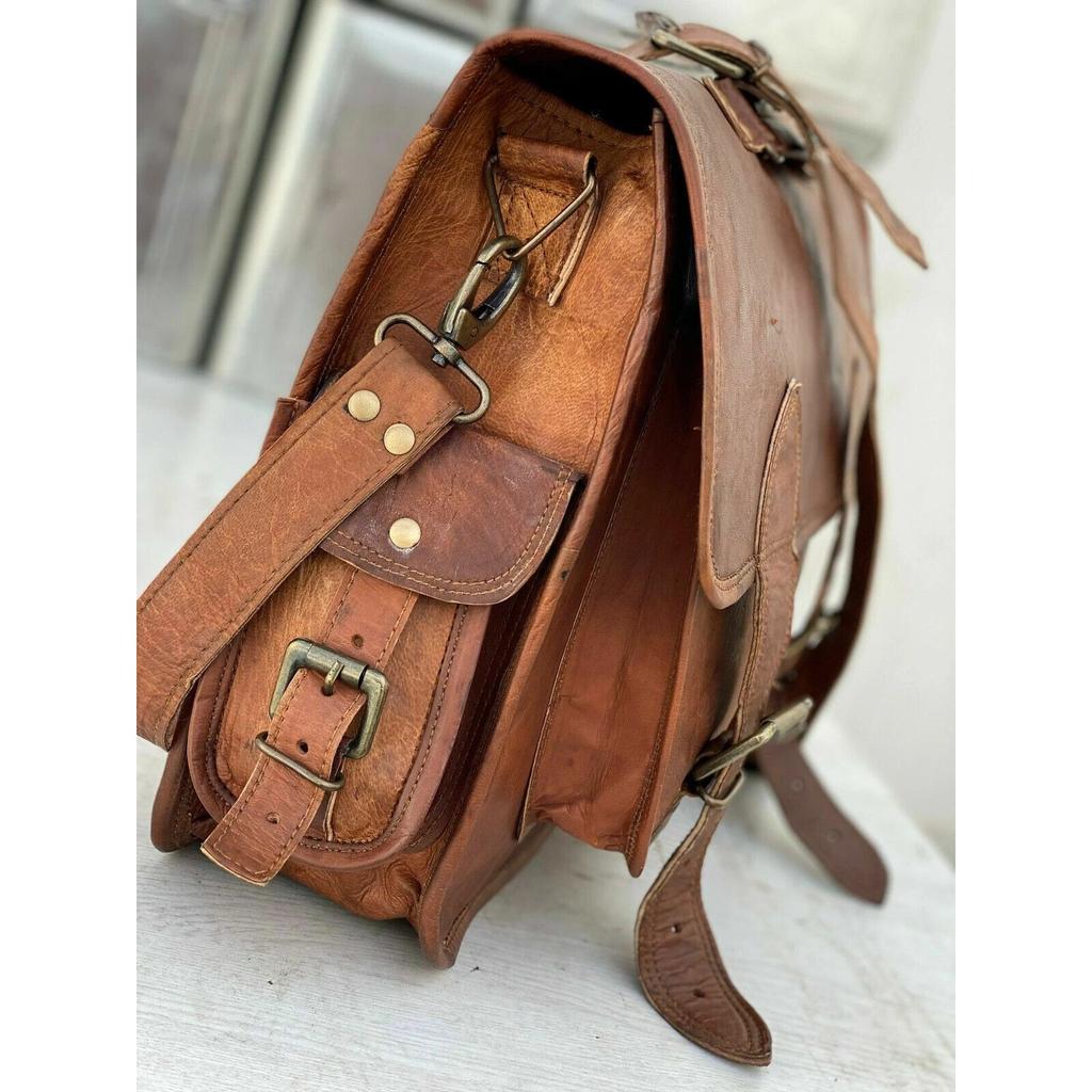 Leather Briefcase Laptop Messenger Bag Best Computer Satchel Handmade Bag Men's