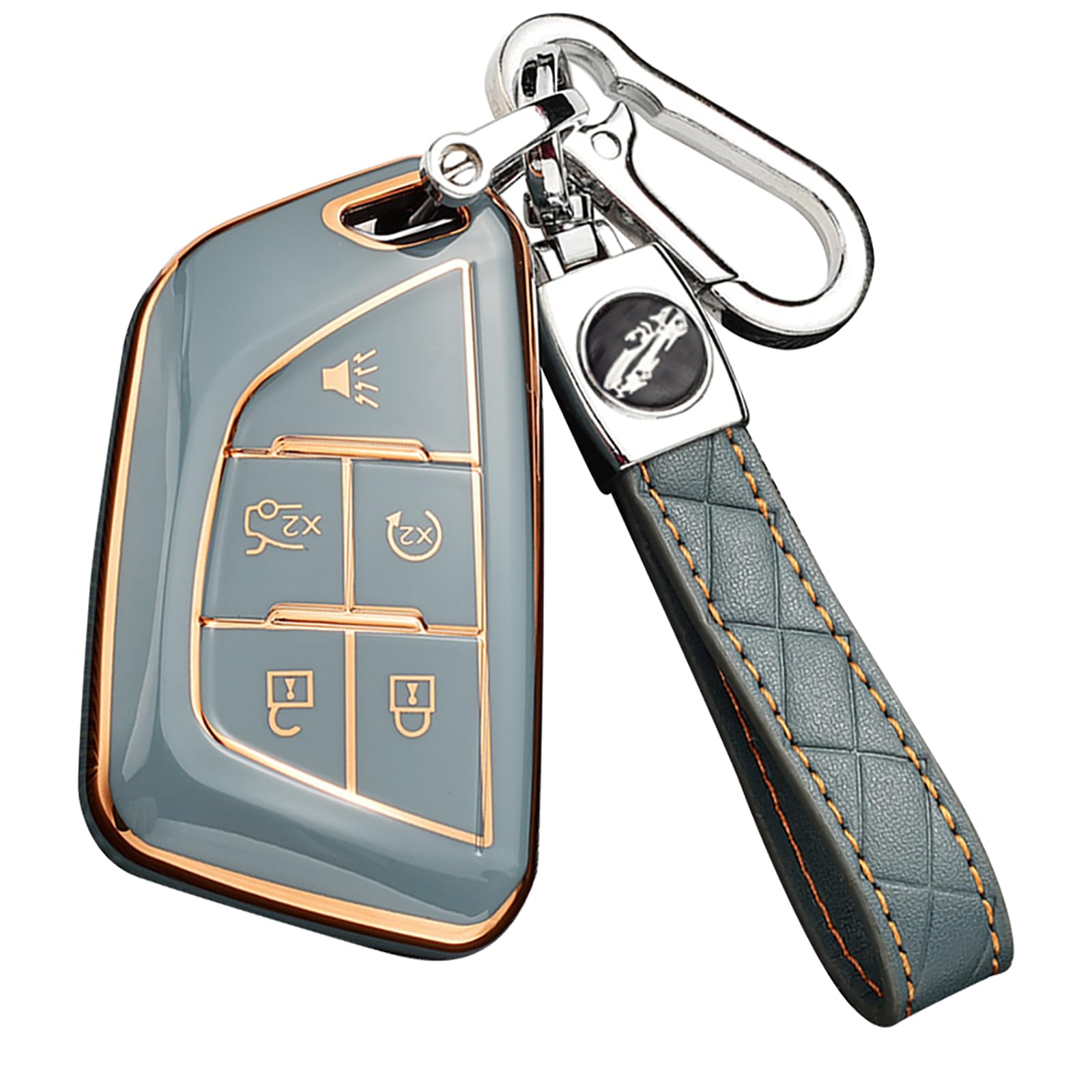 [SANRILY] Keychain Smart Key Case Key Cover Key Case for gray серый
