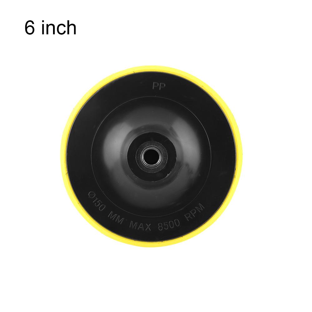 1 pz 3/4/5/6/7 pollici auto M14 piastra di supporto tampone gancio e anello lucidatura tampone dia.75,100,125,150,180mm utensili manuali
