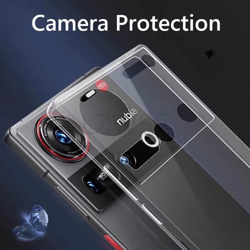 For ZTE Nubia Z70 Ultra Simple Slim Soft TPU Clear Transparent Phone Case For ZTE Nubia Z70 Ultra Z70Ultra 5G Cover Fundas Capa