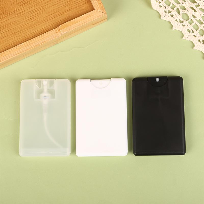 20Ml Refillable Perfume Spray Bottle Portable Card Spray Bottle Hand Sanitizer Alcohol Snap Bottles Travel Sub-Packing Bottles