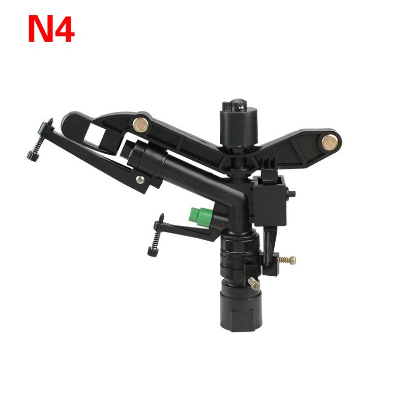 1 Inch Four-Nozzle Rocker Arm Sprinkler For Garden Farmland 360Degree Irrigation Rotating Sprinkler System For Cooling Dust Removal