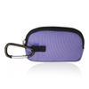 Outdoor Products Coin Purse, Round, with Coin Storage, Bill Storage, Card Storage, and Carabiner, Solid Color, Luminous Lavender