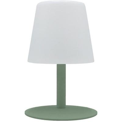 Cordless Table Lamp - LUMISKY - STANDY MINI Olive - H25 Cm - Olive Green Steel Base - Warm White and White LED