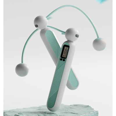 Digitales Zähl-Seilspringen Seilspringen mit Zähler für Fitness Körperstraffung Blau Langes Seil