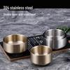 Bol à riz double paroi en acier inoxydable 304 avec couvercle pour soupes et kimchi - Bol pour cuisine coréenne pour enfants