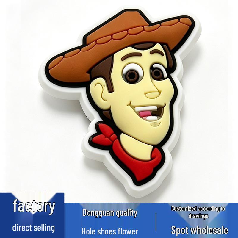 Cartoon PVC Shoe Charms for Versatile Hole Shoes