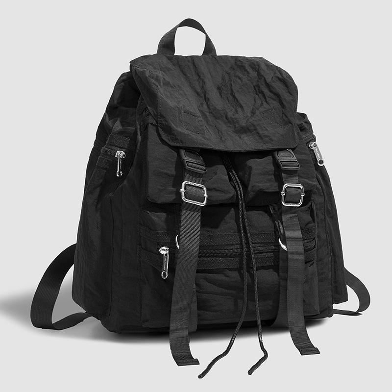Outdoor Lightweight Casual Mountaineering Bag Female College Student Travel Backpack Sports Fitness Nyl Water-Repellent Backpa