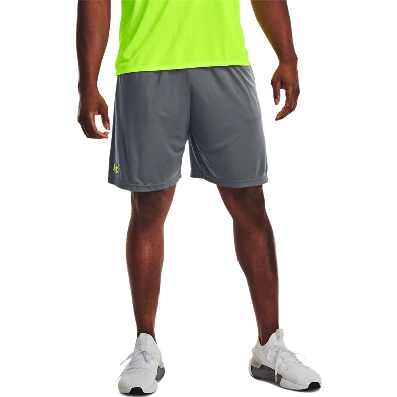 Under Armour Letter Print Elastic Waist Training Shorts Men Bottoms Grey 1376943-012