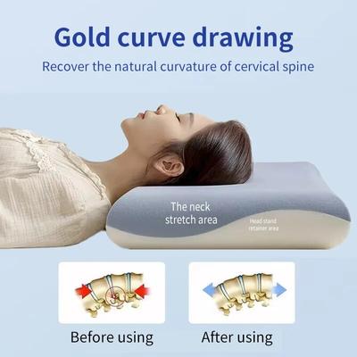 Slow Rebound Memory Cotton Deep Sleep Neck For Men And Women Student Dormitory Hotel Pillow