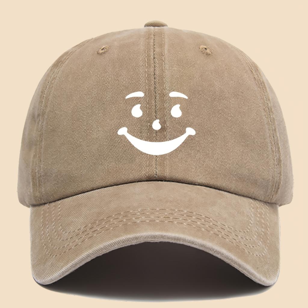 Printed Baseball Cap Trucker Hat Adjustable Retro Dad Hat