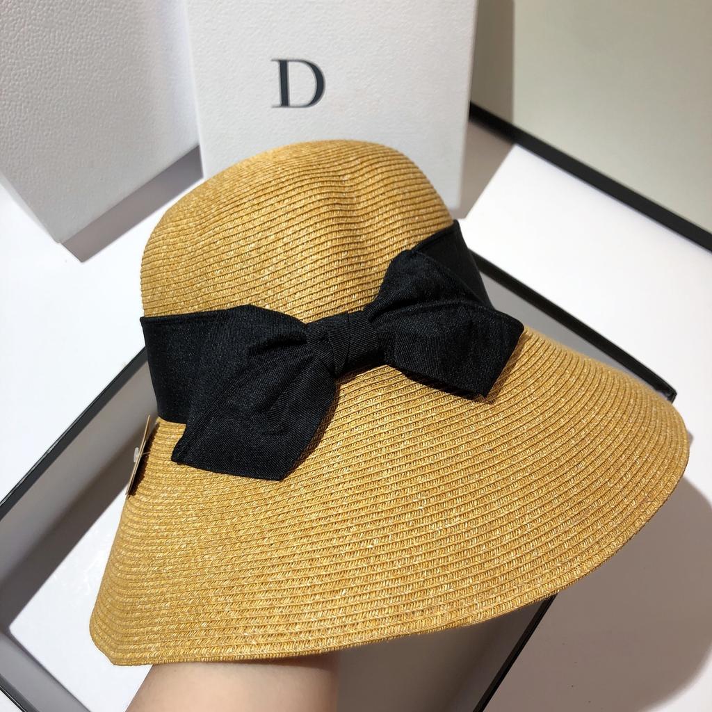 Sun Li Star With Straw Hat Japan Imported Uv Anti-Ultraviolet Big Brim Sun Hat Women Summer Travel Foldable