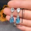 Fashionable, luxurious, and shiny women's hanging earrings - suitable for banquets, weddings, and parties to wear