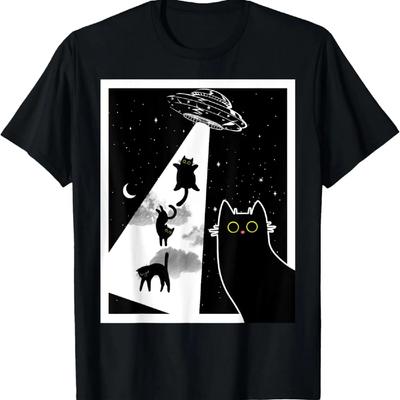 Funny Cats With Alien UFO Spaceship