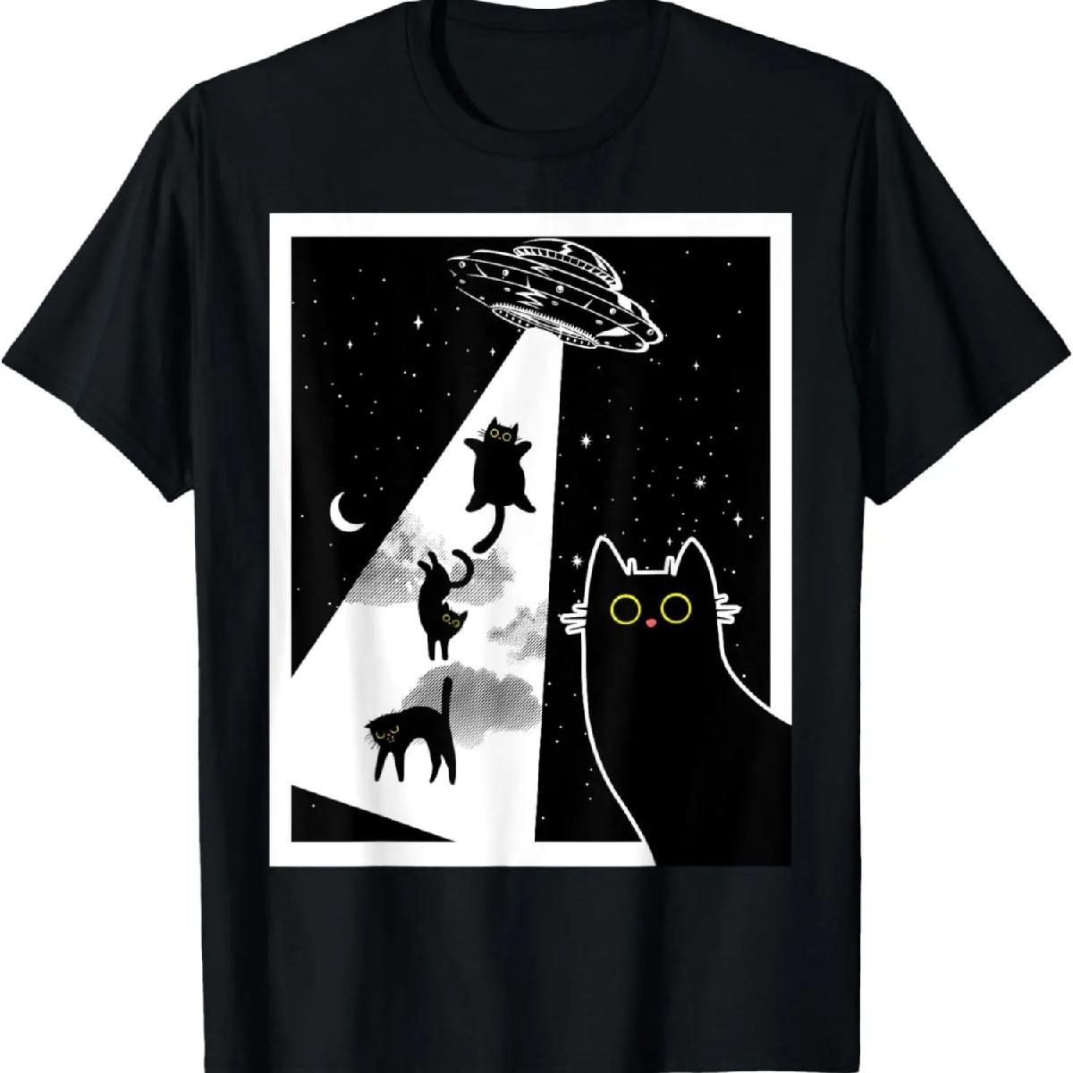 Смешные коты с инопланетным НЛО космическим кораблем S