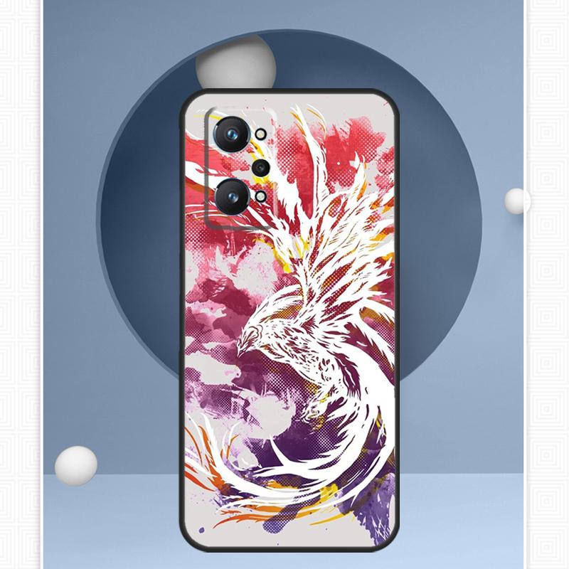 Phoenix Bird For Realme C55 C33 C30 C21Y 10 Pro Plus GT Neo 5 3 3T Case For OnePlus 11 10 Pro Nord 2 2T