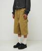ENDOOR Washed Utility Bermuda Pants (Beige)