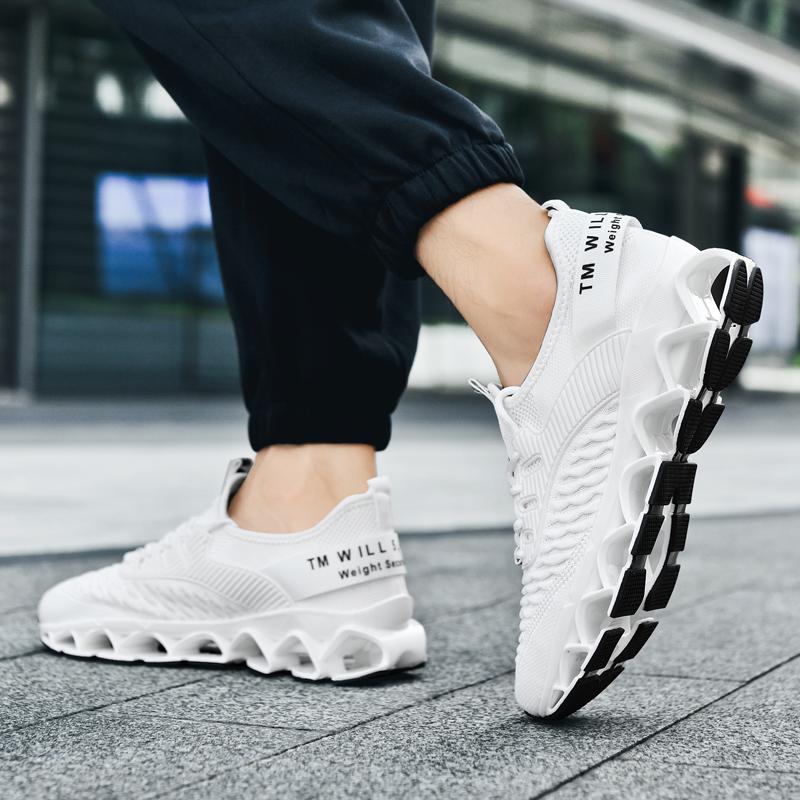 Men's Luxury Breathable Running Shoes Casual Trainer Tennis Sneakers Fashion Loafers for Race Male Comfortable Sports Footwear