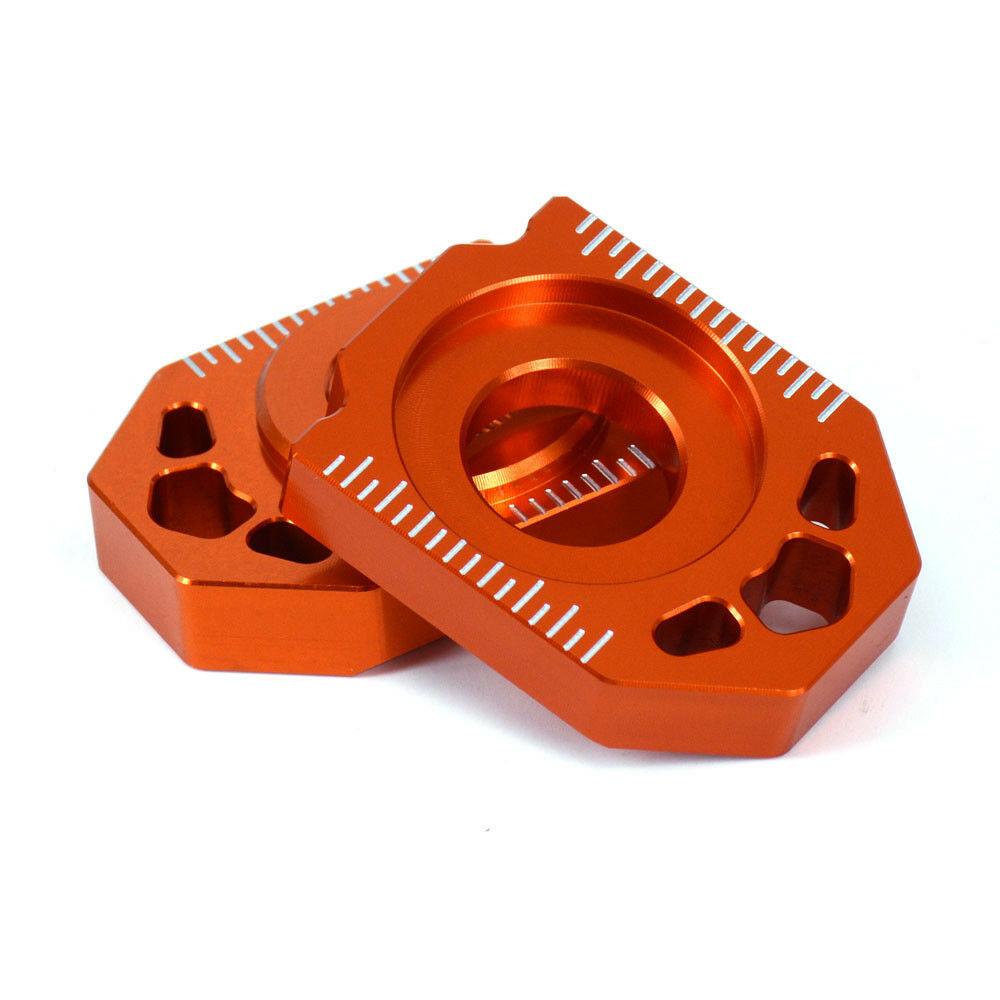 Motorcycle CNC Rear Chain Adjuster Axle Block For KTM SX SXF XC XCF 125 150 200 250 300 350 400 450 2013-2022