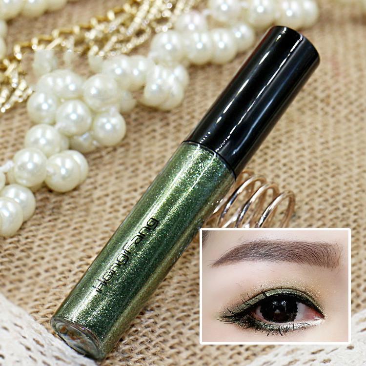 Glitter Eyeliner Fluid Pearlescent Eye Head Lift Tears Eye Makeup Color Eyeliner Fluid Lie Silkworm