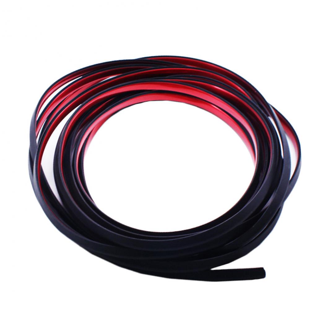 

5 м универсальная защитная наклейка для края двери автомобиля U-образной формы с защитой от царапин красный