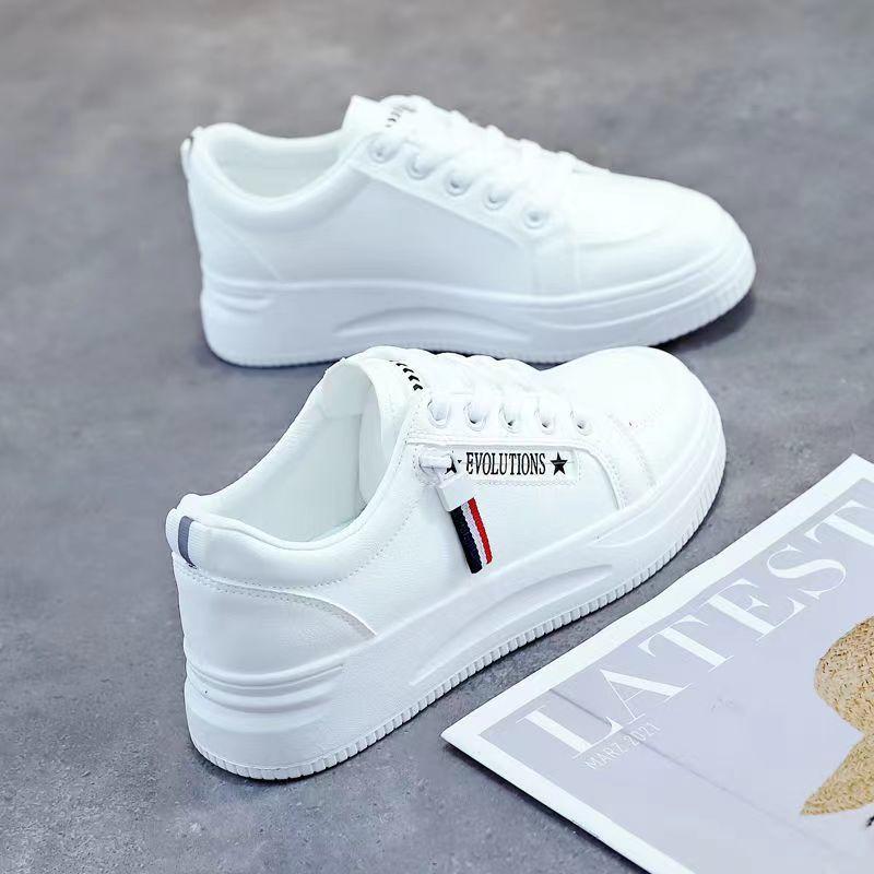 Student sports and leisure little white women's shoes spring and autumn shoes board shoes
