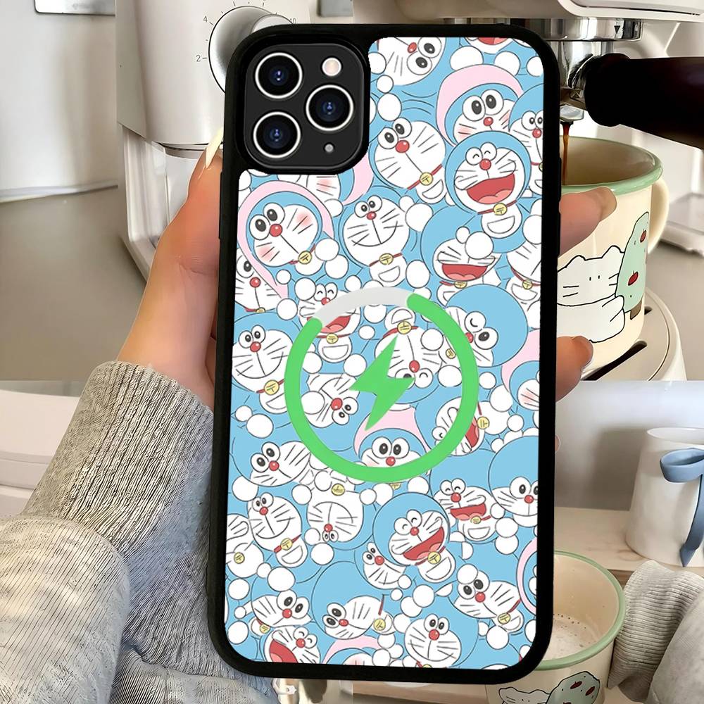 Cartoon D-Doraemons For Magsafe Magnetic Wireless For IPhone 16 15 14 13 12 11 17 Pro Max Plus Phone Case