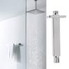 G1/2in Thread Wall Mounted Shower Arm Rod Tube Pipe Bathroom Accessories
