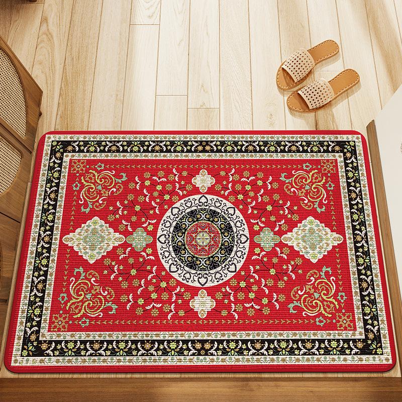 

Классический простой бытовой коврик для пола Keni Velvet Door Mat Dust Removal Износостойкий, простой в уходе домашний коврик 50*80cm