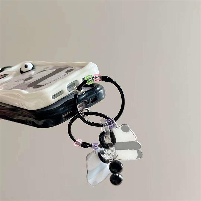 Roztomilé kreslené pouzdro na telefon 3D Bear Graffiti pro iPhone 15 14 13 12 11 Pro Max X XS XR 8 7 Plus Korejský silikonový nárazuvzdorný měkký kryt