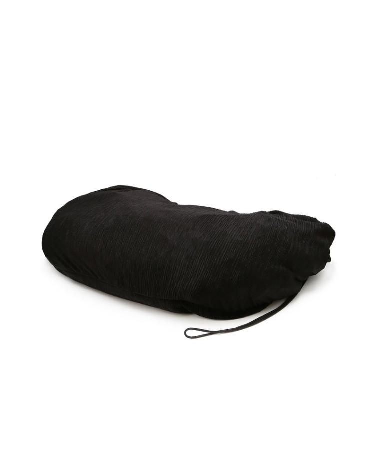 Athe Vanessabruno [Pli] Black Pleated 2-Way Shoulder Bag And Crossbody Bag L Aaba6E831Bk