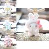 Cute Sanrio Kuromi And Friends Plush Keychain Super Soft Short Plush Material