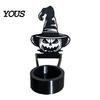 Bat Table Ornament Halloween Shadow Candle Holder, Funny Pumpkin Ghost Reaper Candlestick Decoration, Seasonal Party Supplies Metal Tea Light