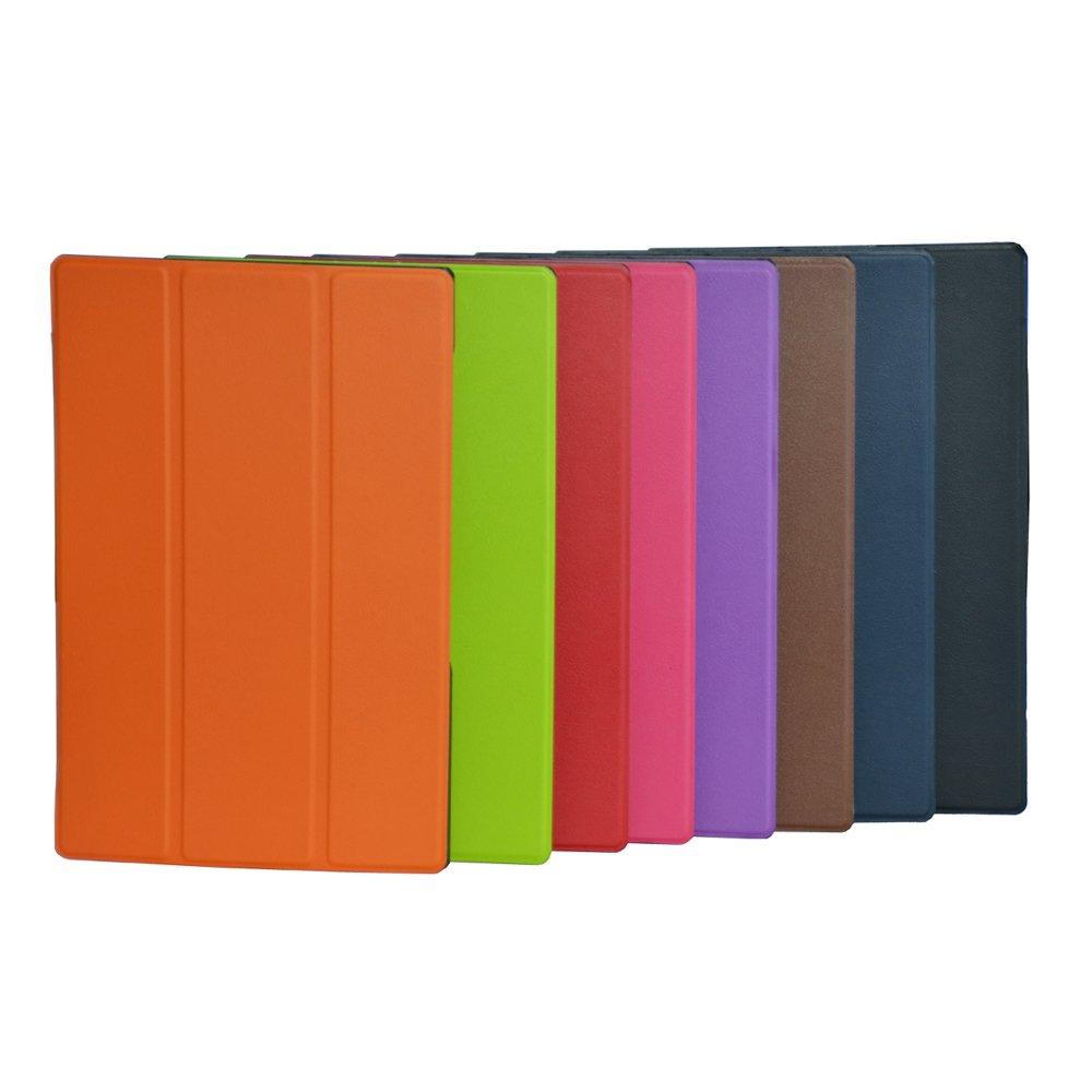 For Xperia Z2 Tablet Case For Sony SGP511 SGP512 Au SOT21 Docomo Case with Stand Magnet Closure PU Leather Case with Sleep Reminder Function [Trocent]