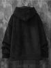 Autumn & Winter Slim Long-sleeved Coral Velvet Personality Wind Casual Men's Hooded Sweater Moisture Wicking Comfortable Skin-friendly Breathable Tops