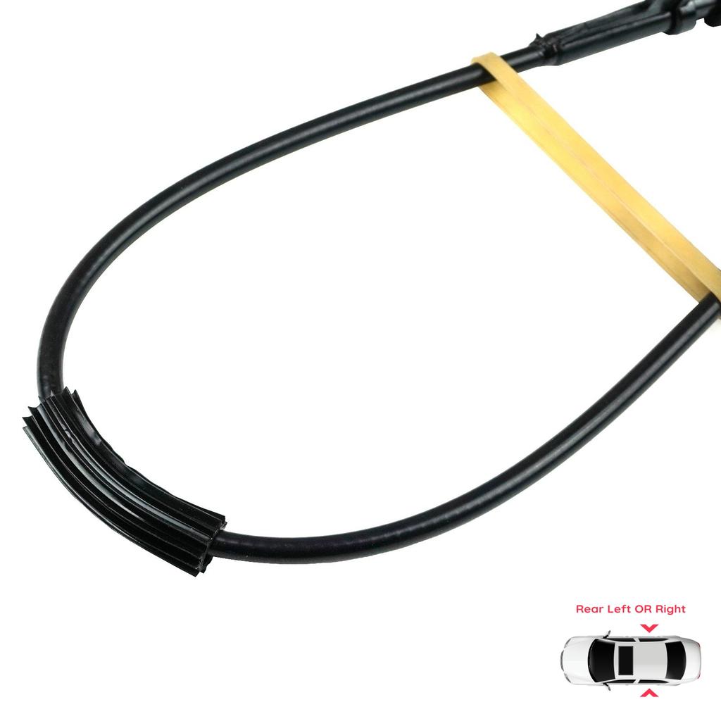 EDP665 Système de verrouillage de déverrouillage de porte extérieure Loquet Câble Bowden Porte arrière pour VW Passat B6 B7 2005-2015 CC 3C0837017B