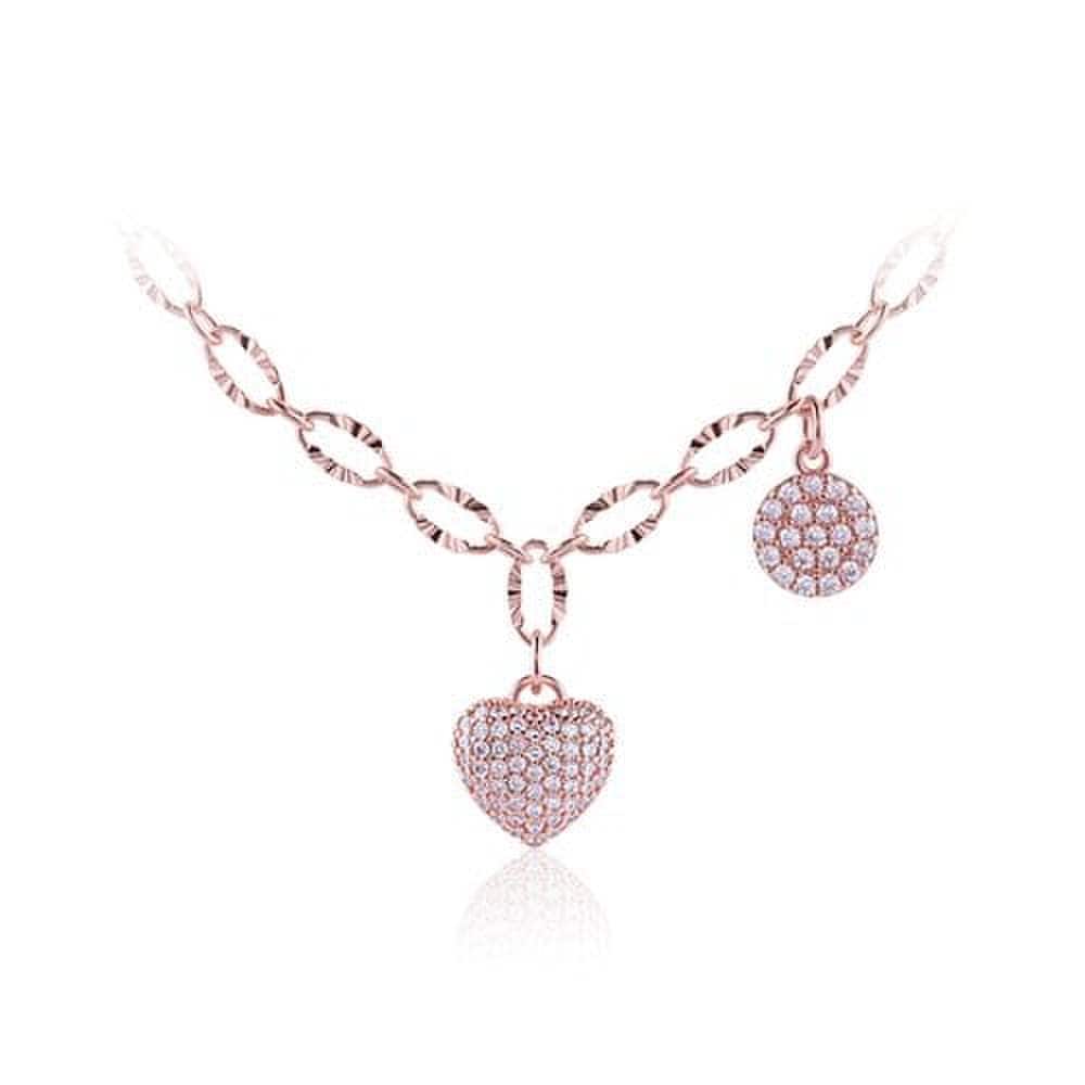 [Luvre Paris] Katie Heart Necklace Na0320